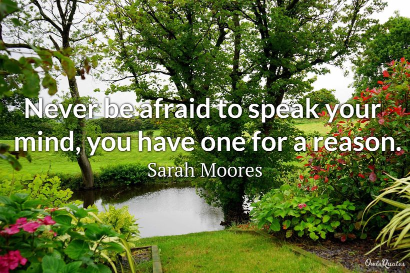 30 Encouraging Sayings and Quotes About Speaking Up