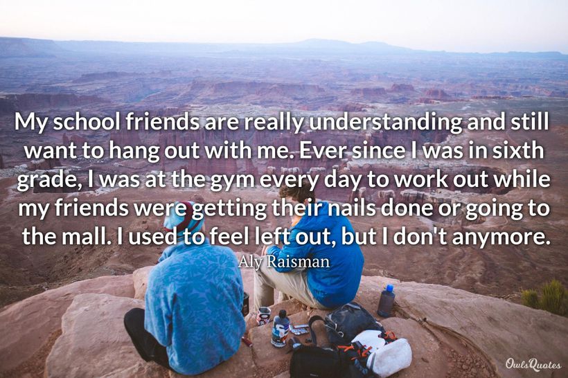 quotes on school friends