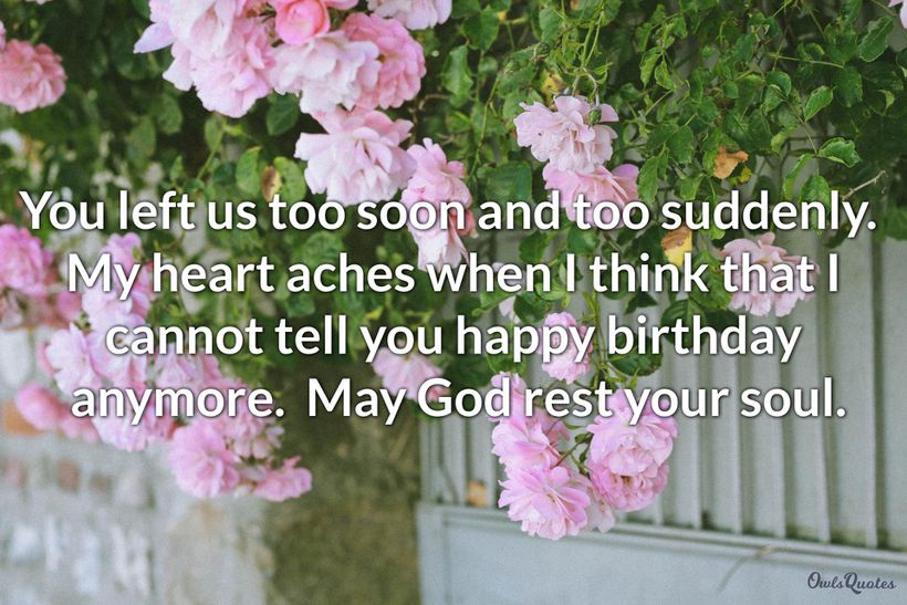 20 Deceased Loved Ones Birthday Quotes