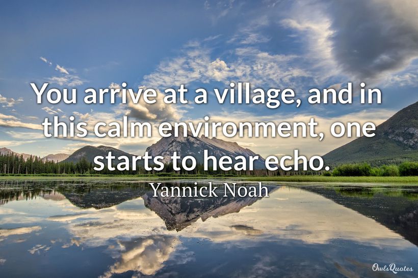 Famous Quotes About Village Life