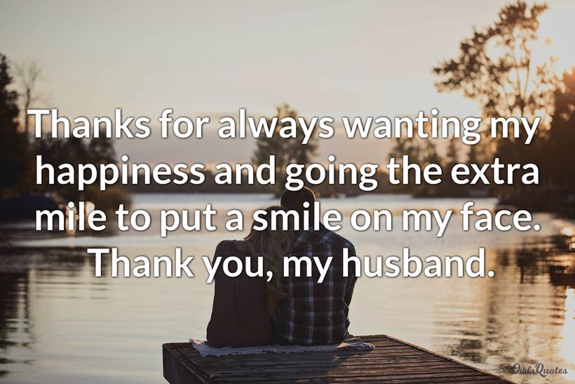 30 Appreciative Thank You Messages for a Husband for All His Efforts