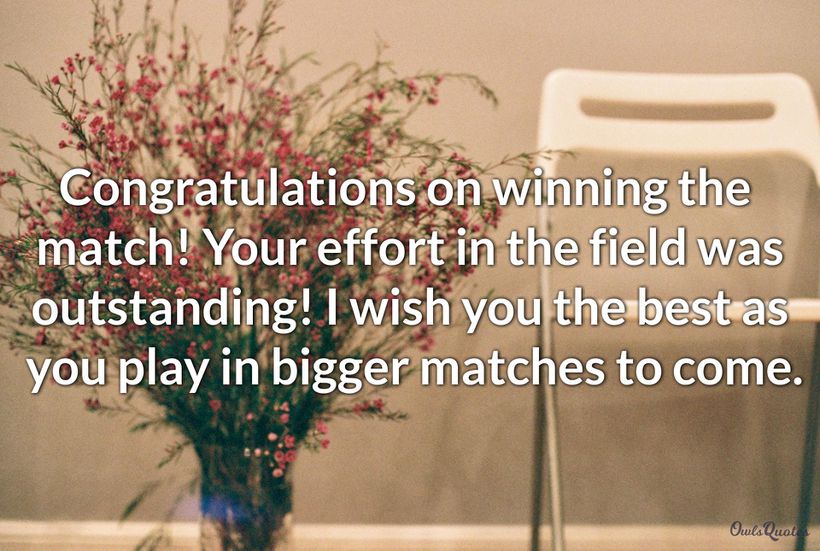 Wishes For Winning In Sports