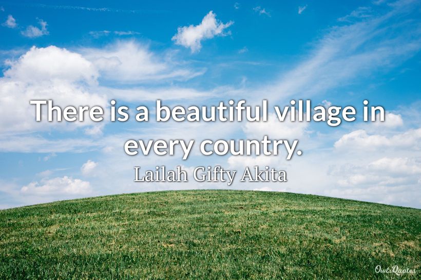 30 Village Life quotes