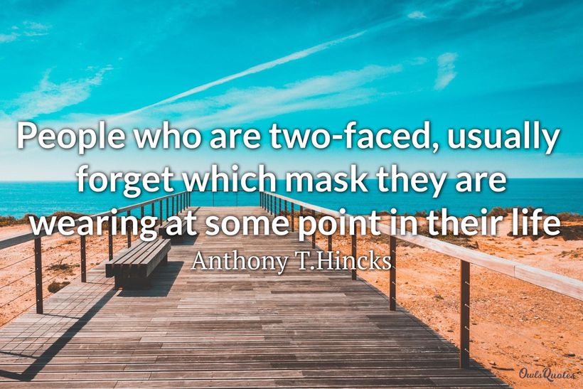 27 Two Faced People Quotes