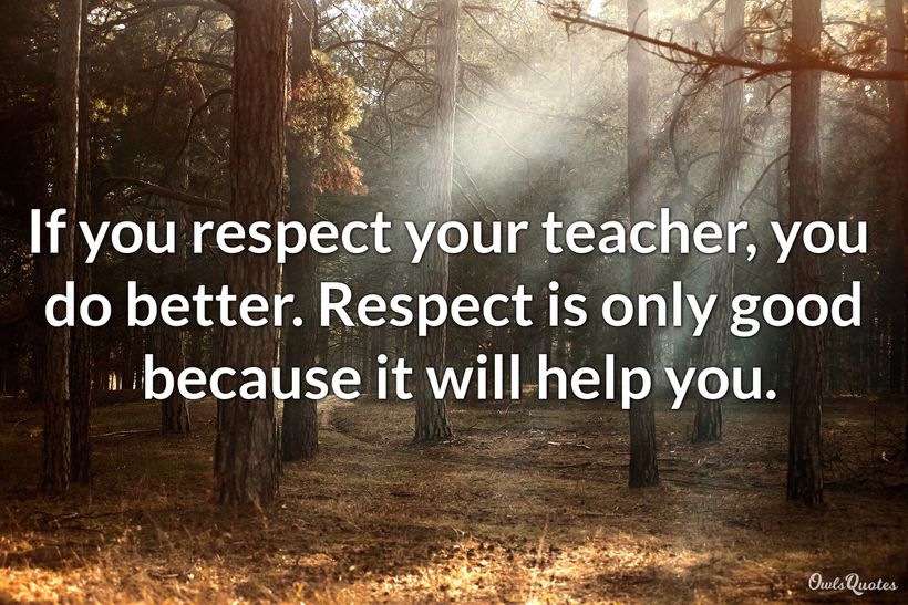 speech on topic respect of teachers