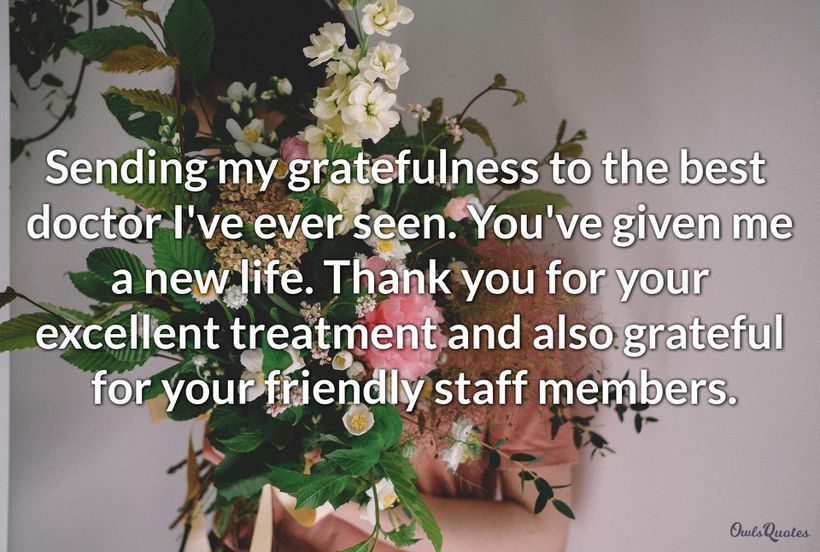 30 Polite Thank You Note to Doctor to Show Your Appreciation