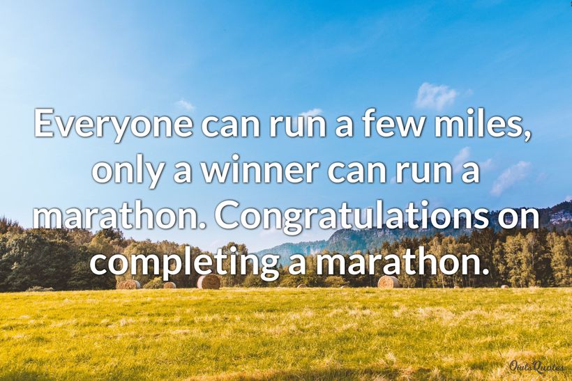 30 Marathon Congratulations Messages