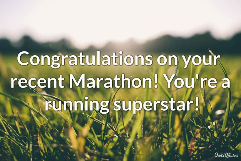 30 Marathon Congratulations Messages