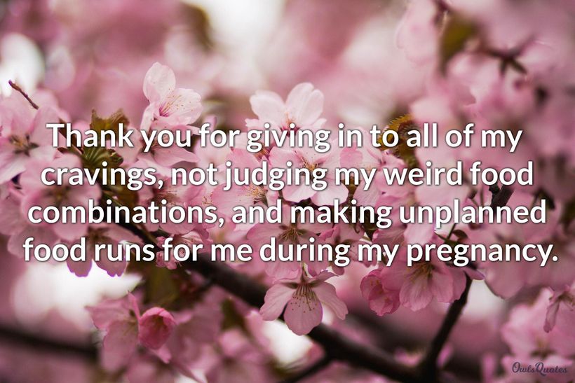 Thank You Quotes For Husband During Pregnancy Thank You Quotes For Husband During Pregnancy