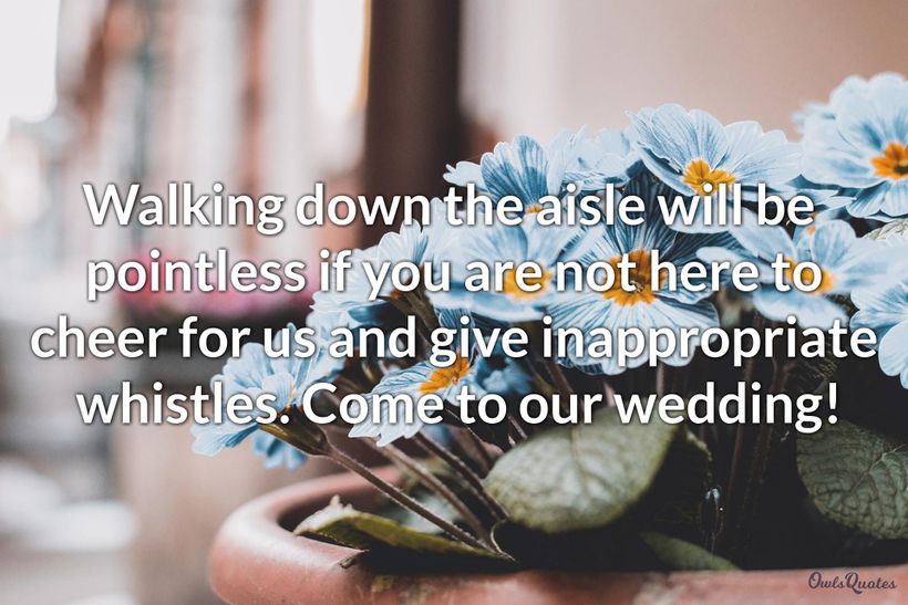 30 Short But Sweet Wedding Invitation Messages