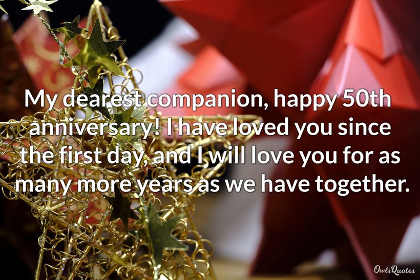 30 Amazing 50th Anniversary Wishes For Long-lasting Relationships