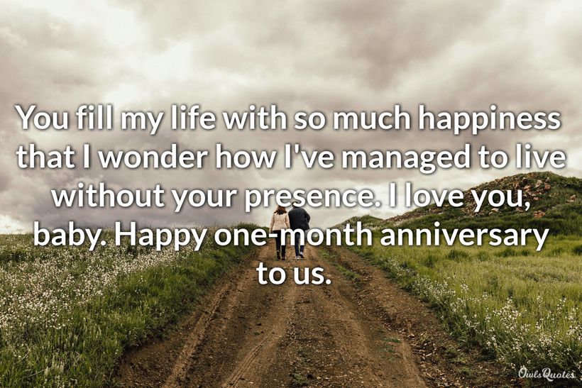 30 One-month Anniversary Quotes