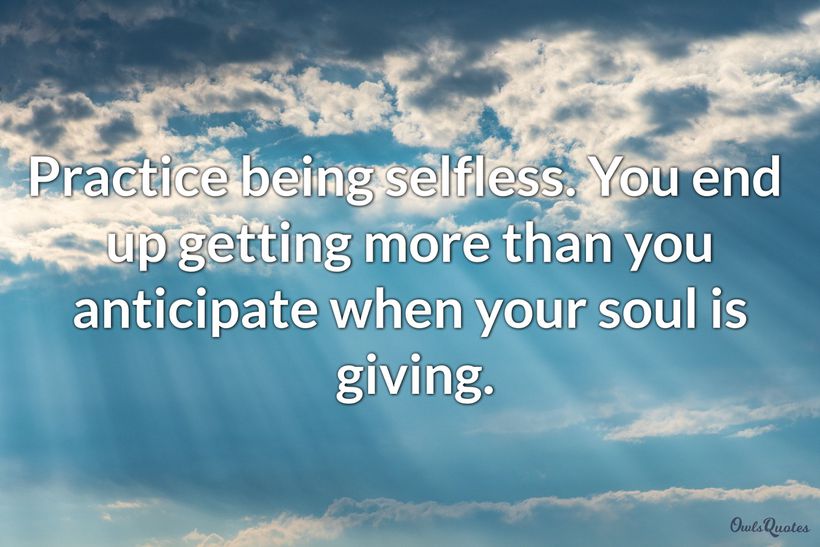 30 Quotes About Being Selfless