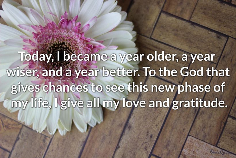 Top 25 "Thank You God for Another Year" Quotes