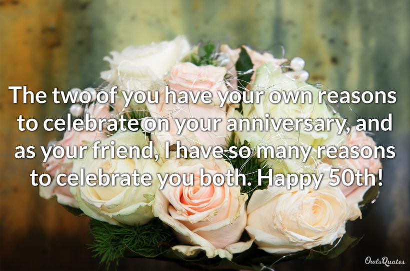 30 Amazing 50th Anniversary Wishes For Long-lasting Relationships