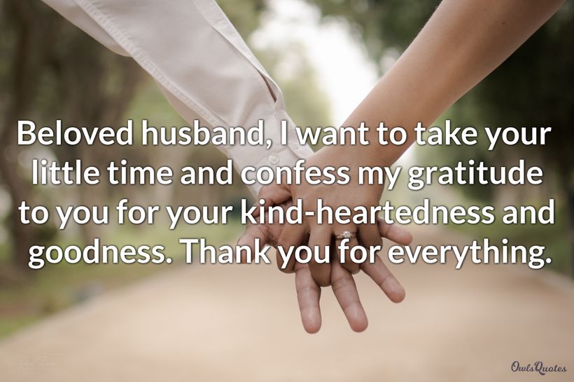 30 Appreciative Thank You Messages for a Husband for All His Efforts