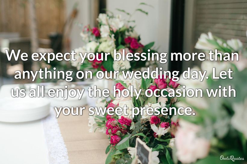 30 Short But Sweet Wedding Invitation Messages