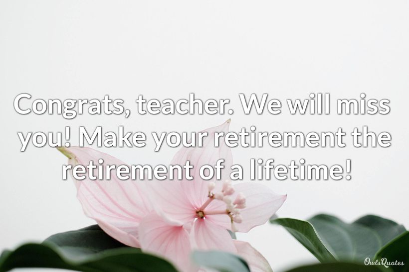 30 Best Quotes for Teacher Retirement to Commemorate The Special Occa