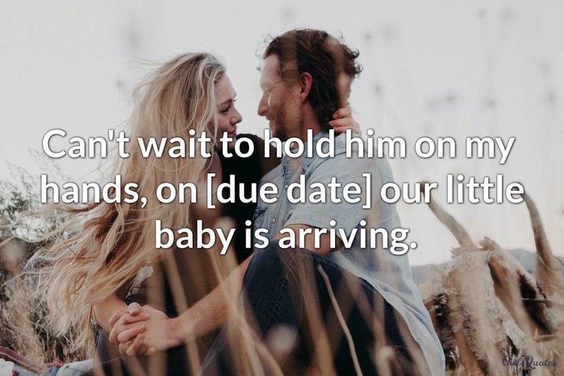 30 Pregnancy Announcement Wording Ideas