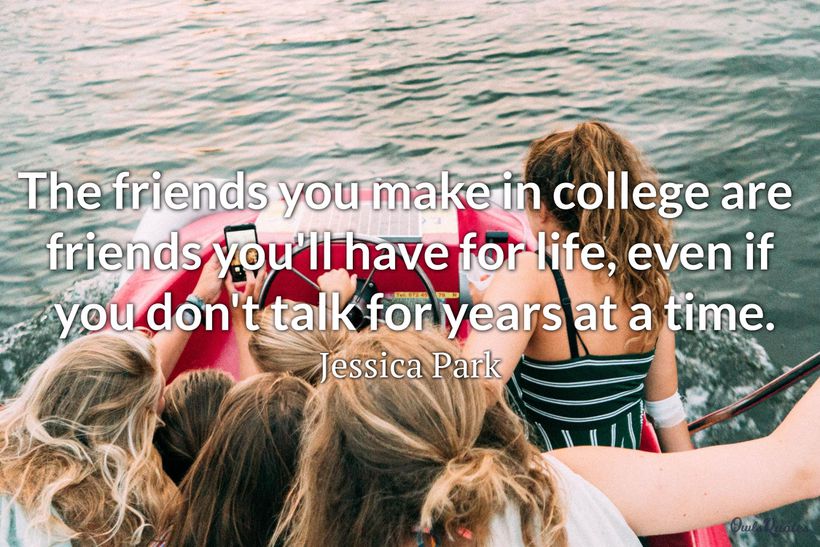 college friends quotes