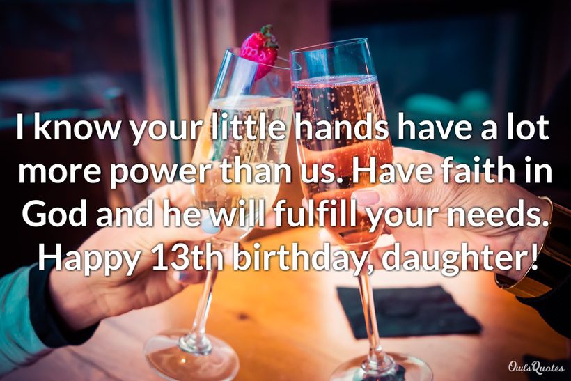 30 Amazing Sweet 13th Birthday Messages For A Daughter 6121