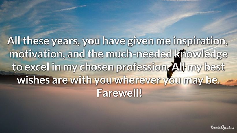 30 farewell quotes for teacher