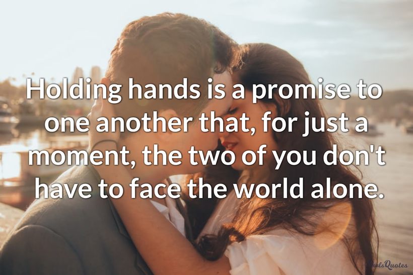 25 Lovely Holding Hands Quotes and Sayings