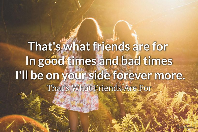 25 Lyrics About Friends