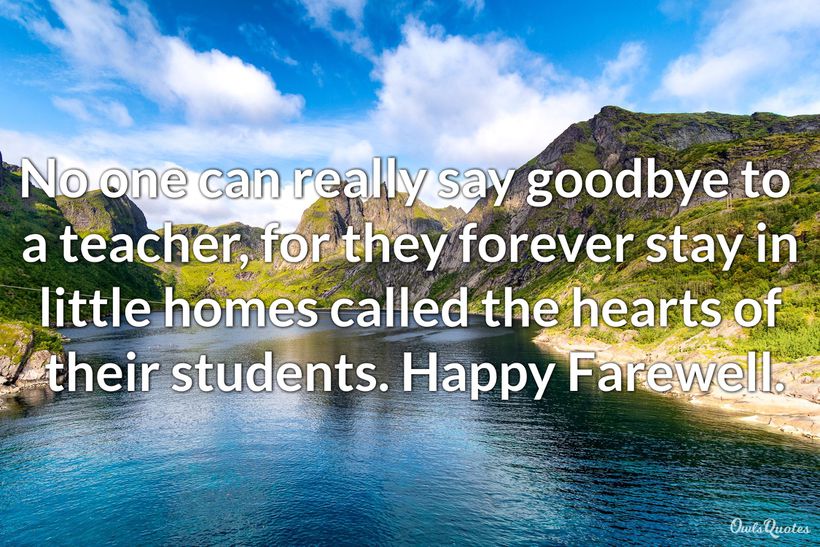 30 farewell quotes for teacher
